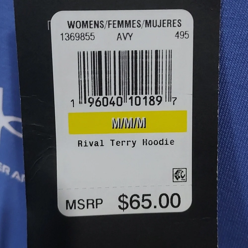 Blue Under Armour Hoody size Medium - Picture 4 of 4